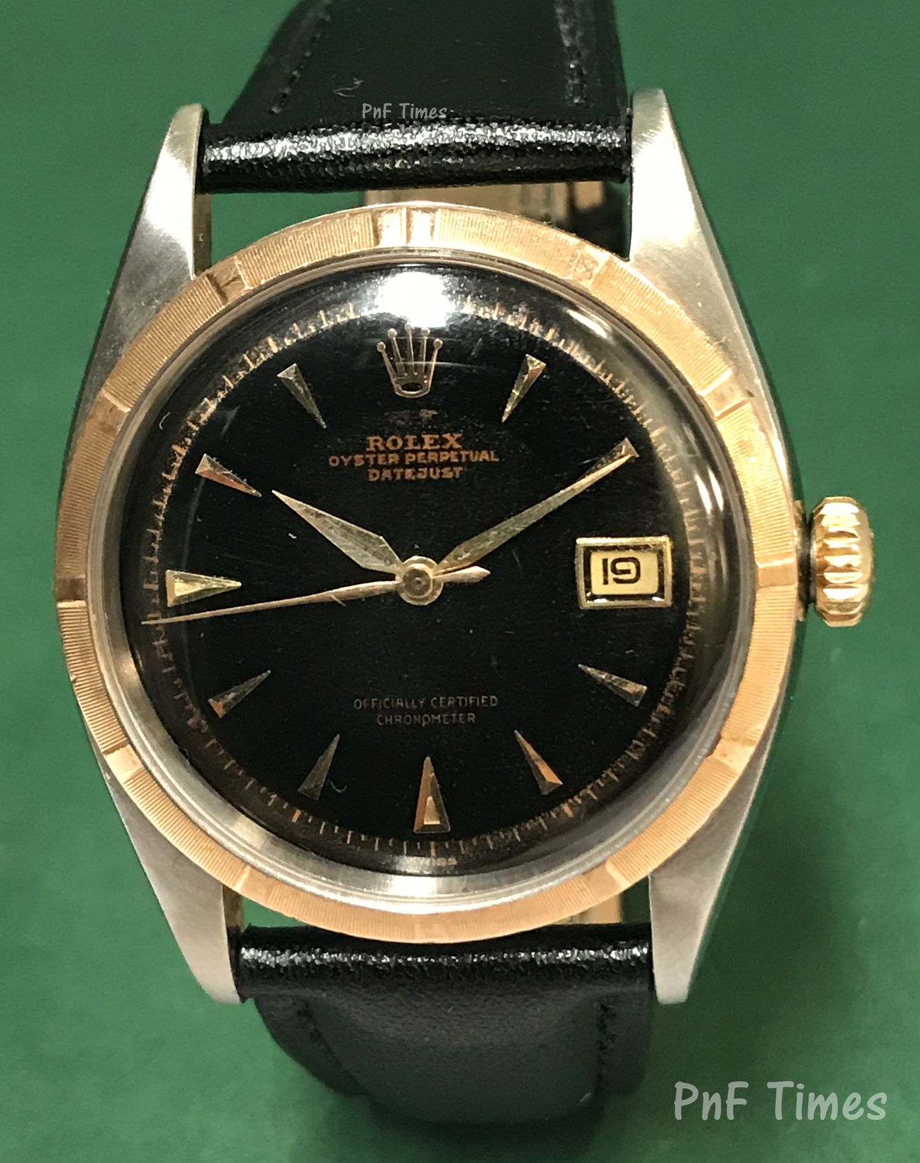 rolex oyster perpetual datejust officially certified chronometer