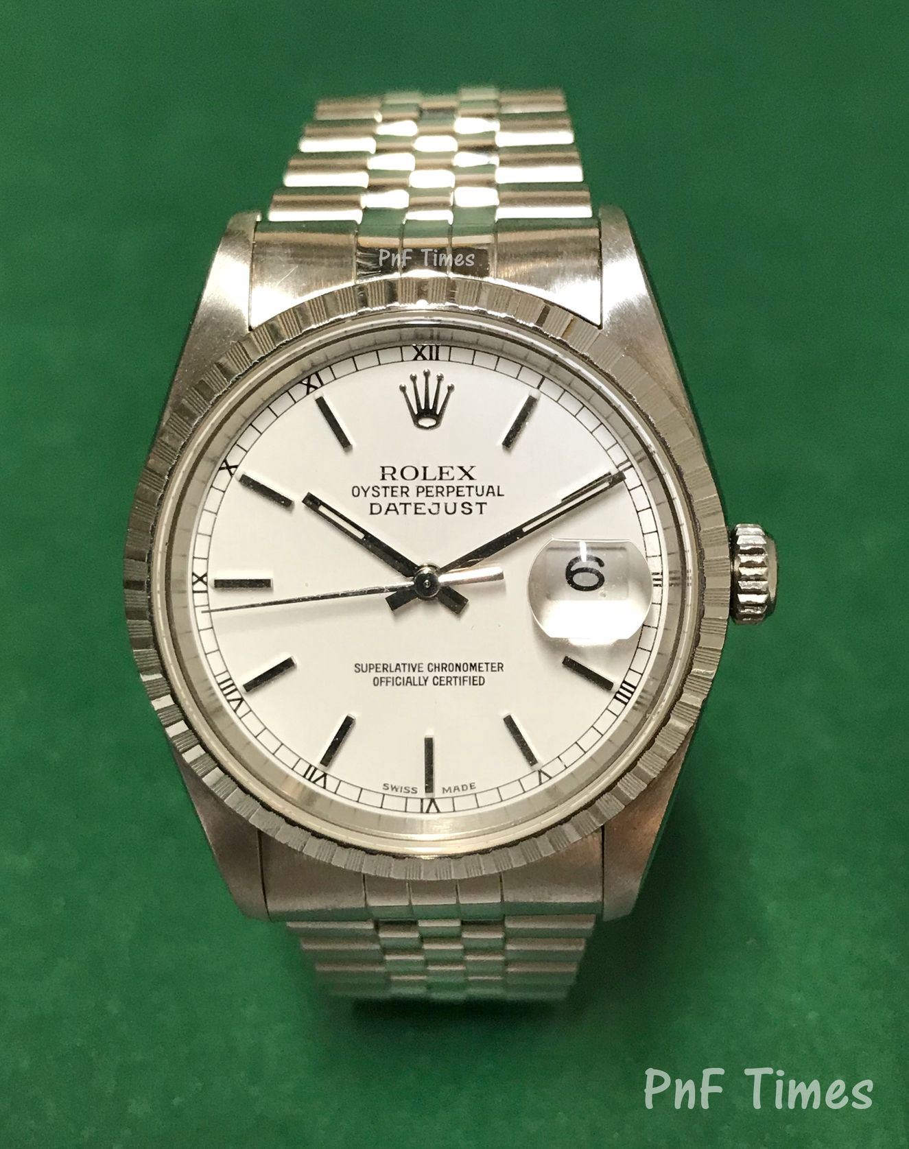 rolex oyster perpetual datejust back