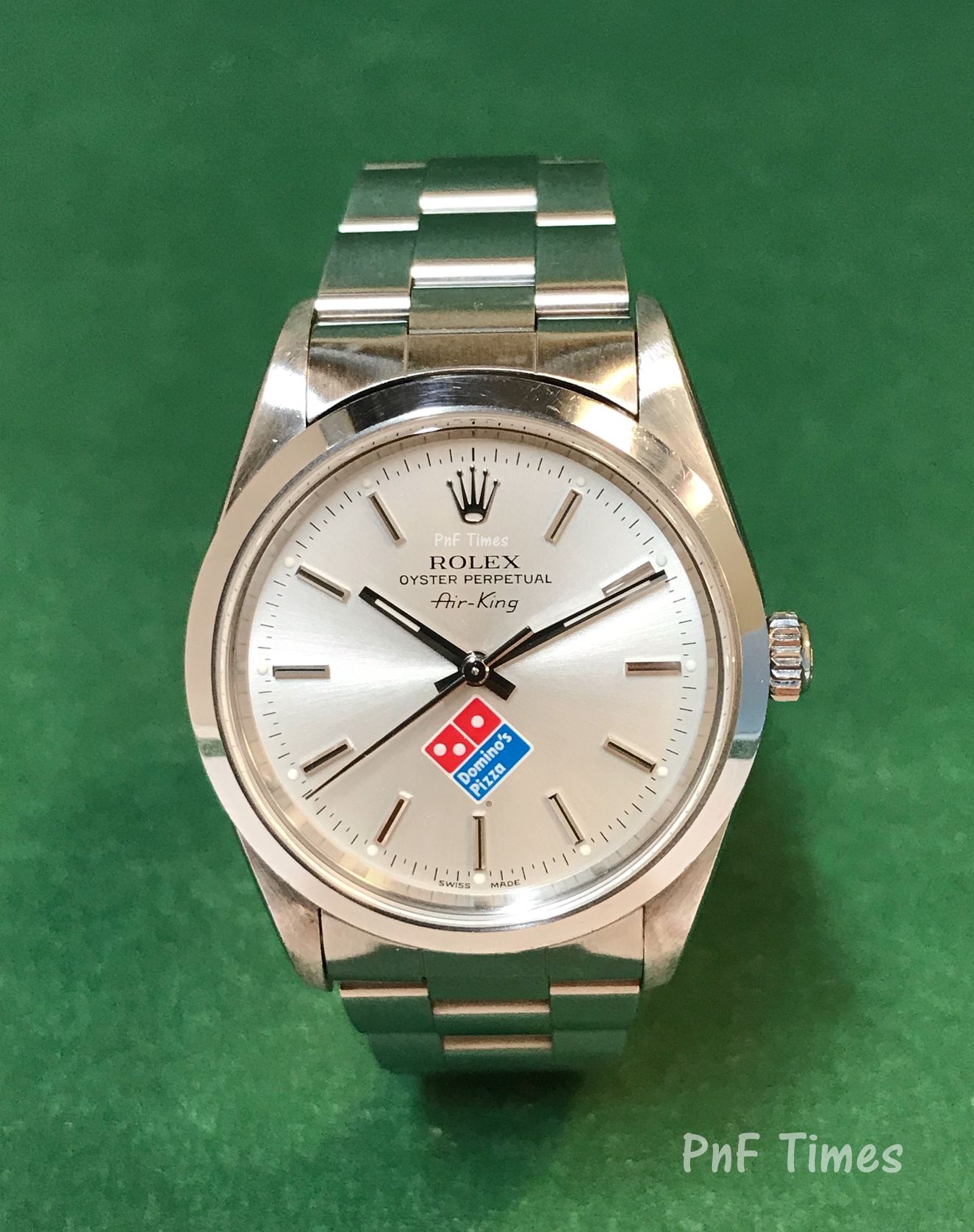 rolex air king domino's pizza